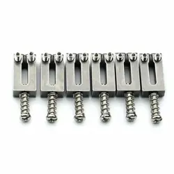 STEEL BRIDGE SADDLES FOR FENDER® STRATOCASTER, TELECASTER STRAT TELE 10.8/10.5MM