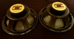 2 VINTAGE JENSEN C12P, 16 OHM GUITAR AMPLIFIER SPEAKER MAGNATONE FENDER TUBE AMP