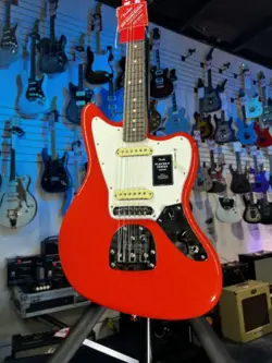 FENDER PLAYER II JAGUAR ELECTRIC GUITAR - CORAL RED AUTH DEAL FREE SHIP! 261