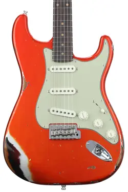 FENDER CUSTOM SHOP GT11 HEAVY RELIC STRATOCASTER ELECTRIC GUITAR - CANDY