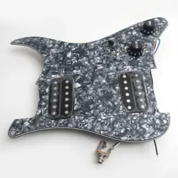 HH GUITAR PREWIRED LOADED PICKGUARD WITH HUMBUCKER PICKUPS SET FOR FENDER