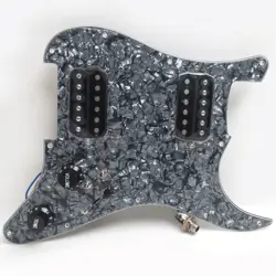 GUITAR PREWIRED LOADED PICKGUARD WITH HUMBUCKER PICKUPS SET FOR FENDER
