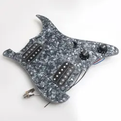 GUITAR PREWIRED LOADED PICKGUARD FOR FENDER WITH HUMBUCKER PICKUPS SET