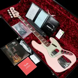 USED FENDER CUSTOM SHOP / 1966 JAZZ BASS JOURNEYMAN RELIC SHELL PINK 2022 GUITAR