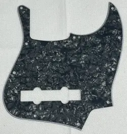 BLACK PEARL 4-PLY FOR FIT FENDER JAZZ BASS 5 STRING JB STYLE GUITAR PICKGUARD
