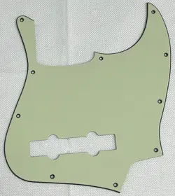 VINTAGE GREEN 3-PLY FOR FIT FENDER JAZZ BASS 5 STRING JB STYLE GUITAR PICKGUARD