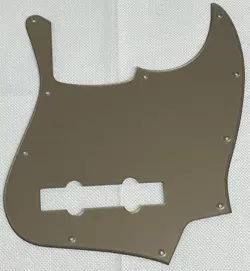 ACRYLIC GOLD 1-PLY FOR FIT FENDER JAZZ BASS 5 STRING JB STYLE GUITAR PICKGUARD