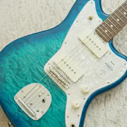 FENDER 2024 COLLECTION MADE IN JAPAN HYBRID II JAZZMASTER QMT -QUILT AQUAMARINE-
