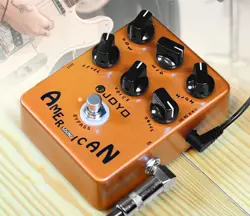 JOYO AMERICAN SOUND JF-14 AMP SIMULATOR FENDER '57 DELUXE TONE GOLDEN-ORANGE NEW