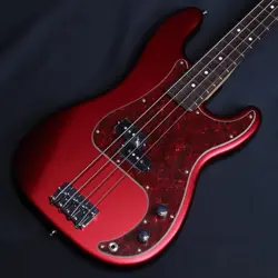 FENDER FSR MADE IN JAPAN HYBRID II PRECISION BASS SATIN CANDY APPLE RED MH