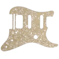FENDER FISHMAN TRIPLEPLAY STRATOCASTER HSS PICKGUARD CREAM PEARL