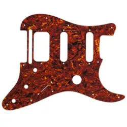 FENDER FISHMAN TRIPLEPLAY STRATOCASTER HSS PICKGUARD NITRATE TORTOISE PARCHMENT