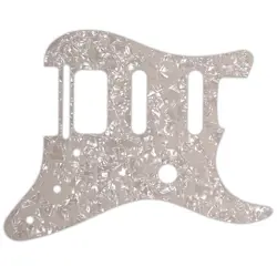 FENDER FISHMAN TRIPLEPLAY STRATOCASTER HSS PICKGUARD AGED WHITE PEARL