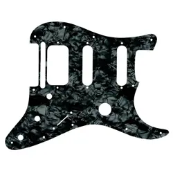 FENDER FISHMAN TRIPLEPLAY STRATOCASTER HSS PICKGUARD BLACK PEARL