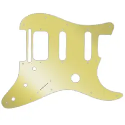 FENDER FISHMAN TRIPLEPLAY STRATOCASTER HSS PICKGUARD GOLD MIRROR