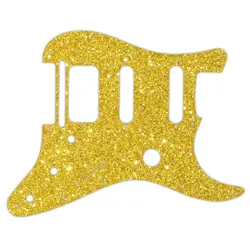FENDER FISHMAN TRIPLEPLAY STRATOCASTER HSS PICKGUARD GOLD SPARKLE