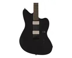 OPEN BOX FENDER JIM ROOT SIGNATURE JAZZMASTER - FLAT BLACK W/ EBONY FB
