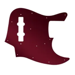 FENDER MADE IN JAPAN JAZZ BASS PICKGUARD RED MIRROR