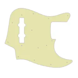 FENDER MADE IN JAPAN JAZZ BASS PICKGUARD MINT GREEN 3 PLY
