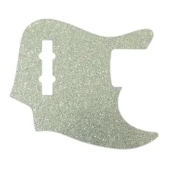 FENDER MADE IN JAPAN JAZZ BASS PICKGUARD SILVER SPARKLE