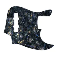 FENDER MADE IN JAPAN JAZZ BASS PICKGUARD BLACK ABALONE
