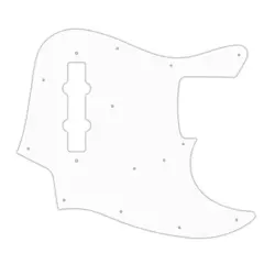 FENDER MADE IN JAPAN JAZZ BASS PICKGUARD WHITE BLACK WHITE