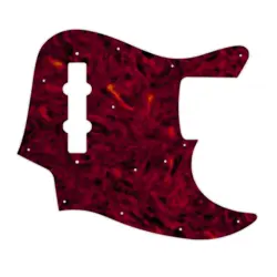 FENDER MADE IN JAPAN JAZZ BASS PICKGUARD 1 PLY NITRATE TORTOISE