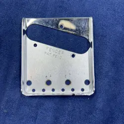 FENDER TELECASTER VINTAGE SPEC PAT PEND 60S TELE BRIDGE PLATE Z 56