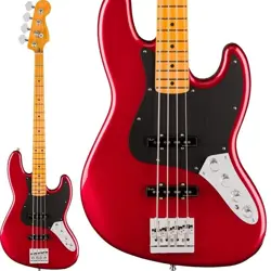 FENDER USA AMERICAN ULTRA II JAZZ BASS SINISTER RED/MAPLE
