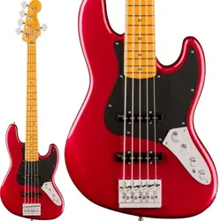 FENDER USA AMERICAN ULTRA II JAZZ BASS V SINISTER RED/MAPLE
