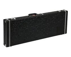 OPEN BOX FENDER WAYLON JENNINGS STRAT/TELE CASE - BLACK TOOLED LEATHER