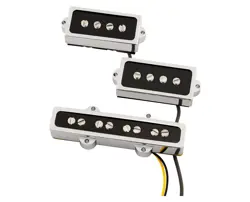 OPEN BOX FENDER COBALT CHROME P/J BASS PICKUP SET