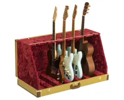 OPEN BOX FENDER CLASSIC SERIES 7-GUITAR CASE STAND - TWEED