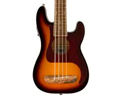 OPEN BOX FENDER FULLERTON PRECISION BASS UKE - 3-COLOR SUNBURST W/ WALNUT FB