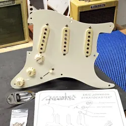 2016 FENDER ERIC JOHNSON STRAT LOADED PICKGUARD VINTAGE 1-PLY 8-HOLE USA GUITAR