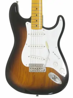 FENDER USA AMERICAN VINTAGE II 1954 STRATOCASTER USED ASH SUNBURST W/HARD CASE