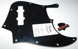 FENDER JAZZ BASS PICKGUARD BLACK 3 PLY STANDARD SERIES GUITAR PARTS PROJECT 2025