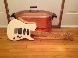 VINTAGE SQUIER BY FENDER BULLET 1 ONE JAPAN TELECASTER 1980S WHITE