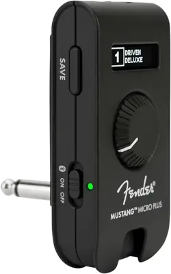 FENDER MUSTANG MICRO PLUS HEADPHONE AMPLIFIER WITH RECHARGEABLE BATTERY, AUDIO