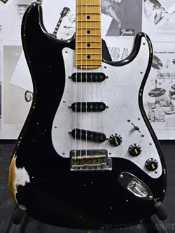 FENDER CUSTOM SHOP MBS CLASSIC PLAYER STRATOCASTER RELIC -BLACK- BY JASON SMITH