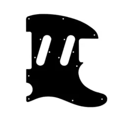 FENDER CLASSIC PLAYER TRIPLE TELECASTER PICKGUARD BLACK CREAM BLACK
