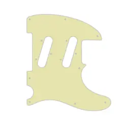 FENDER CLASSIC PLAYER TRIPLE TELECASTER PICKGUARD MINT GREEN 3 PLY