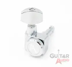 FENDER 099-0818-100 6-INLINE LOCKING TUNERS WITH 2-PIN MOUNT - CHROME