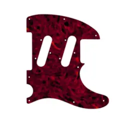 FENDER CLASSIC PLAYER TRIPLE TELECASTER PICKGUARD 1 PLY NITRATE TORTOISE