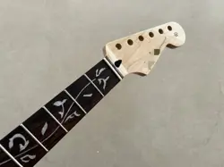 22 FRET MAPLE STRAT ELECTRIC GUITAR NECK ROSEWOOD FOR DIY FENDER NECK TREE INLAY