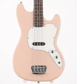 SQUIER BY FENDER VISTA SERIES MUSICMASTER BASS SHP USED MAPLE NECK W/SOFT CASE