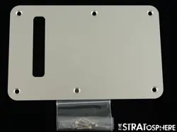 LEFTY FENDER AMERICAN ULTRA II STRAT ANODIZED TREMOLO COVER STRATOCASTER SILVER