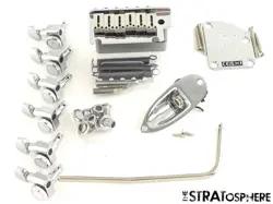 LEFTY FENDER AMERICAN ULTRA II STRATOCASTER STRAT HARDWARE SET TREMOLO TUNERS