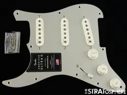 LEFTY FENDER AMERICAN ULTRA II STRATOCASTER LOADED PICKGUARD STRAT S1 NOISELESS 