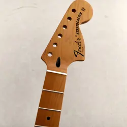 BIG HEAD 22 FRET ELECTRIC GUITAR NECK ROASTED MAPLE FOR DIY FENDER REPLACE